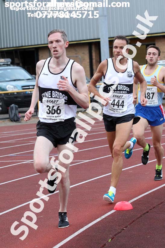 Graded 3000 metres, North East Grand Prix, Monkton, Jarrow. Photo: David T. Hewitson/Sports for All Pics
